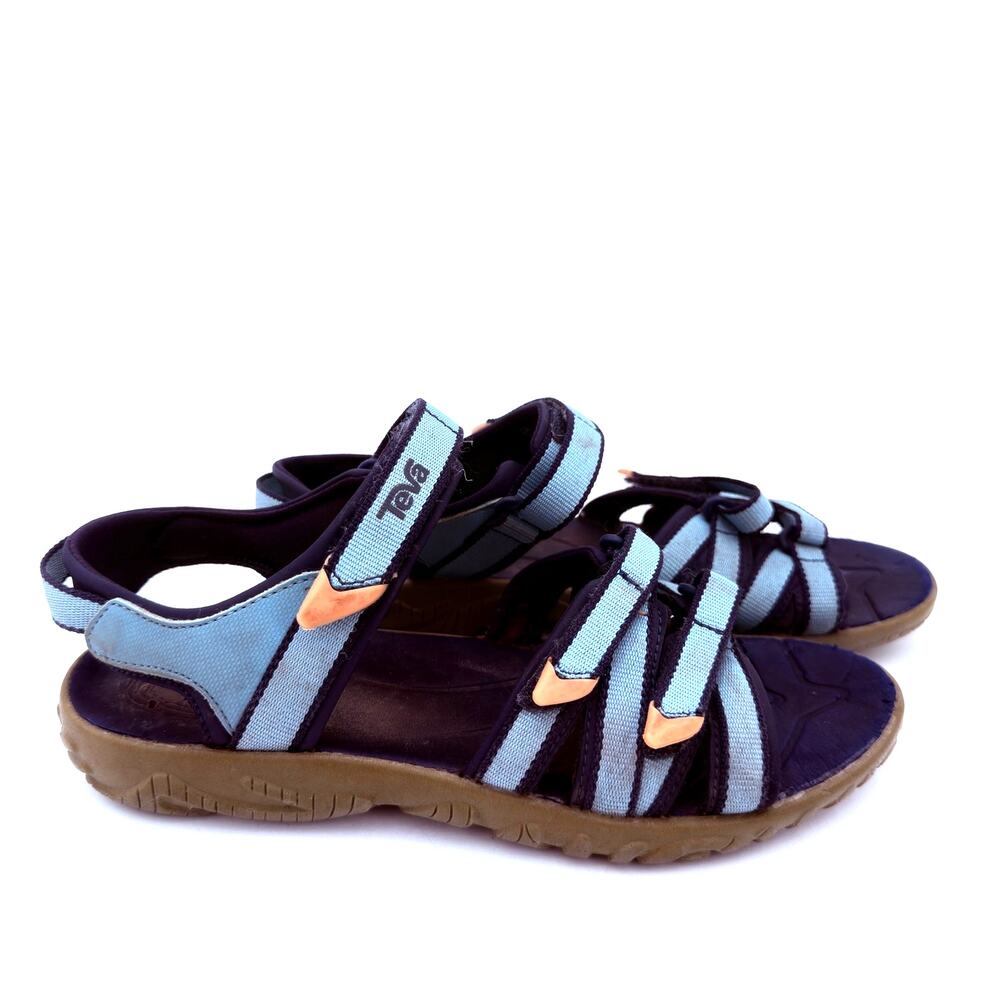 Teva Kids Tirra Blue Sandals Shoes Size 4